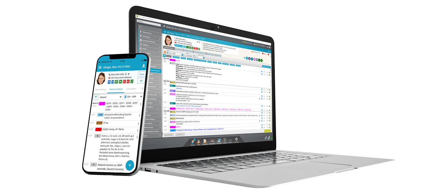 Praxissoftware medatixx